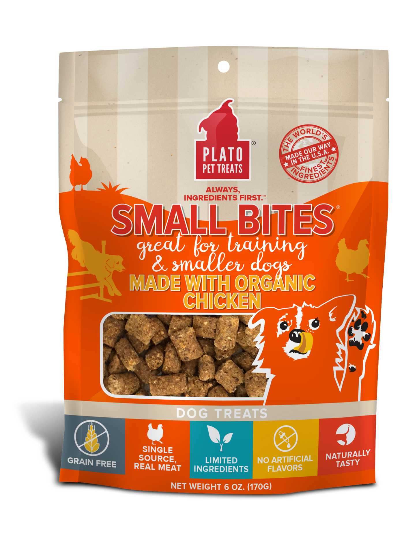 Plato Small Bites Organic Chicken 6oz