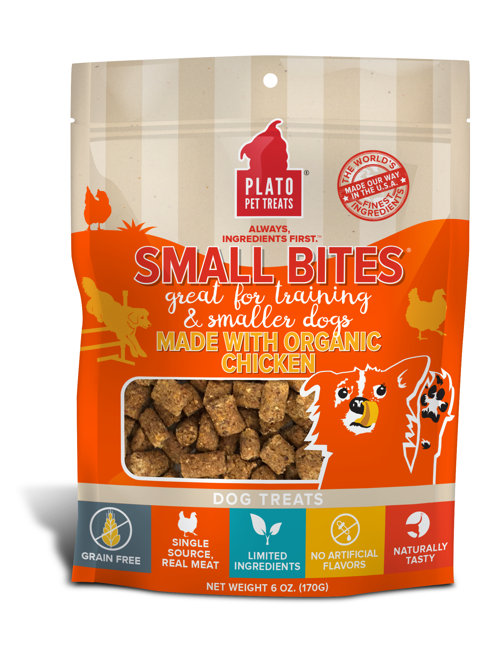 Plato Small Bites Organic Chicken 6oz