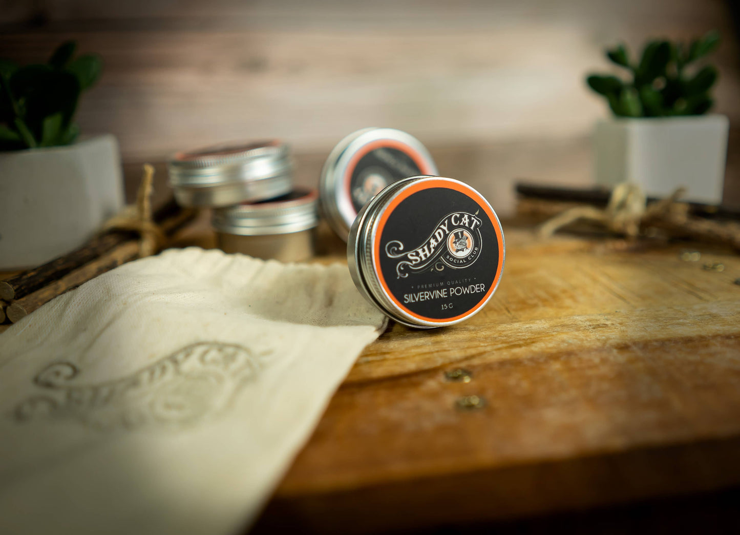 Organic Silvervine Powder Tin | New Printable!!