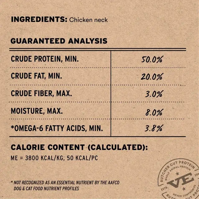 Vital Essentials RAW BAR Freeze-Dried Chicken Necks 1.23oz
