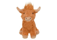 Multipet Minipet Highland Cow Dog Toy 5" Assorted 1ct