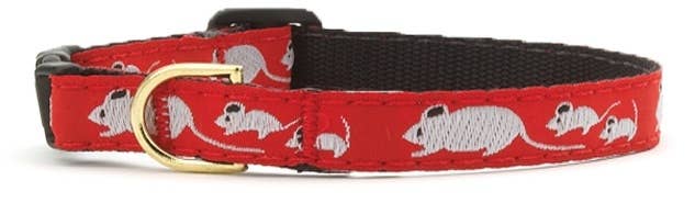 Up Country- SZ 12 Mouse Cat Collar