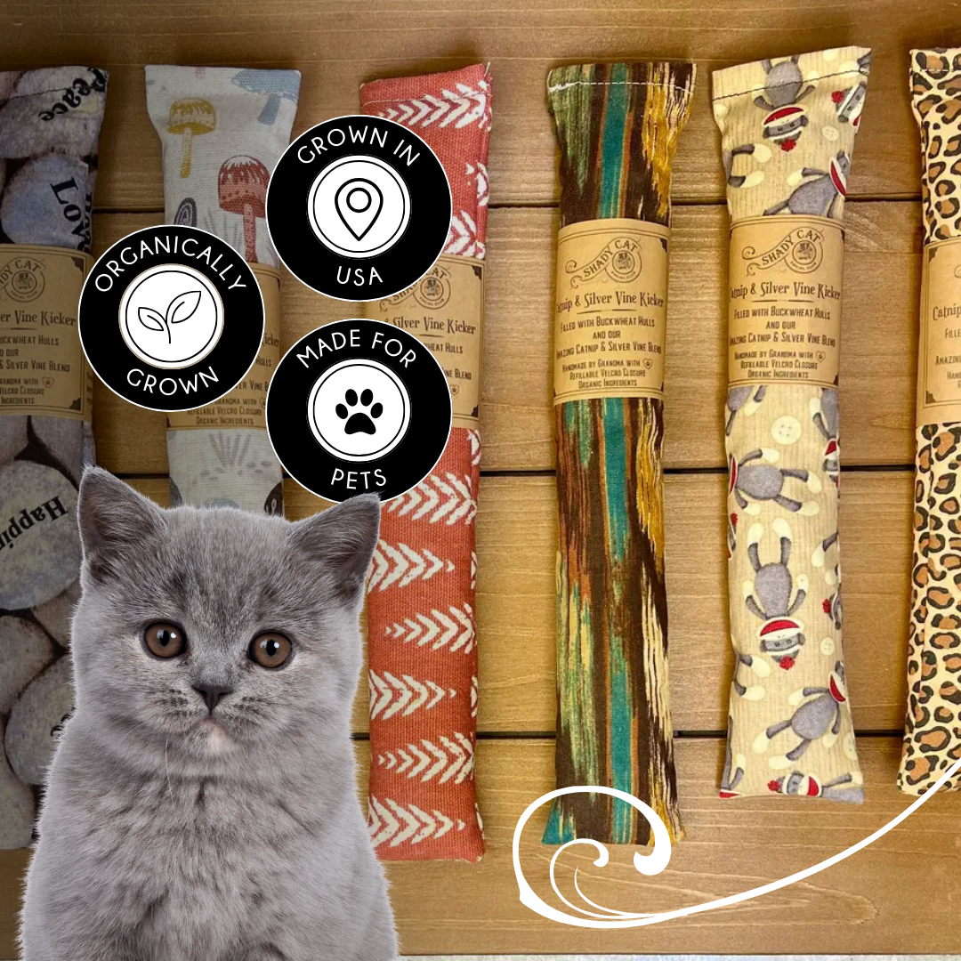 Catnip and Silver Vine Kickers | Cat Toys | Gifts for Pets