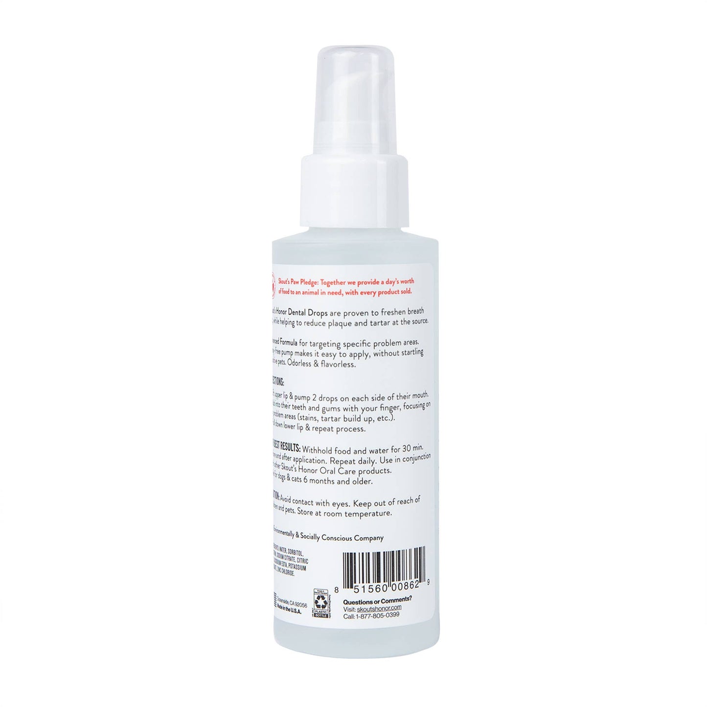 Skout's Honor Advanced Dental Drops 4oz
