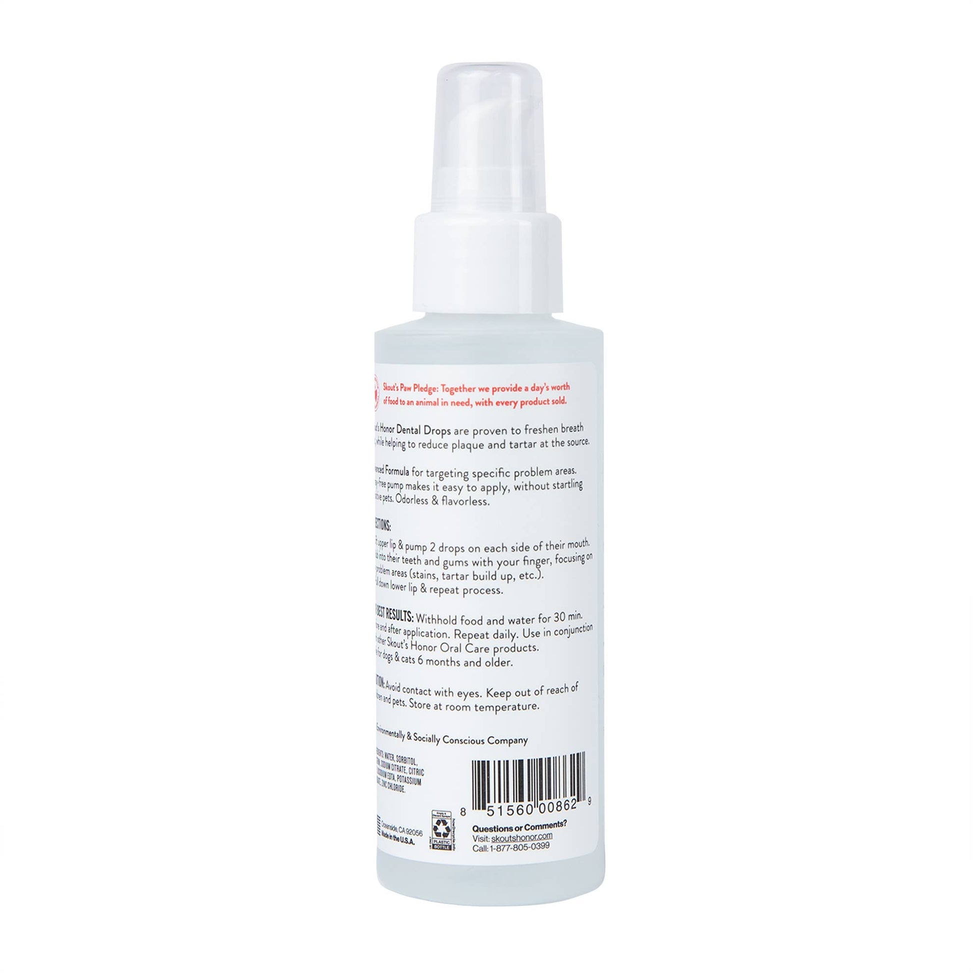 Skout's Honor Advanced Dental Drops 4oz