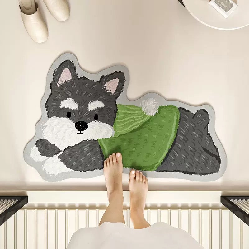 Absorbent Bathroom Mat