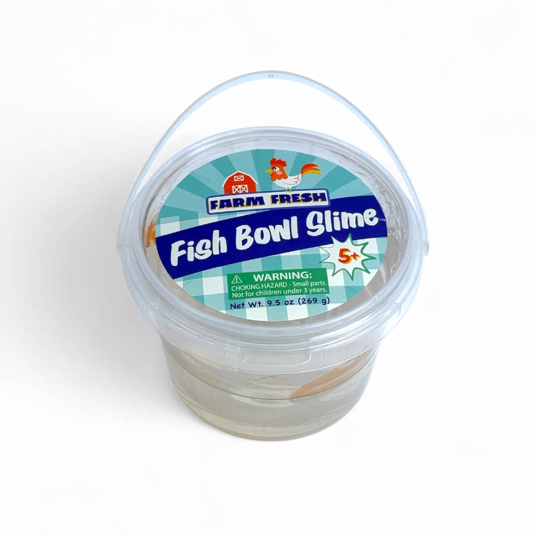 Fish Bowl Slime, Resealable Bucket
