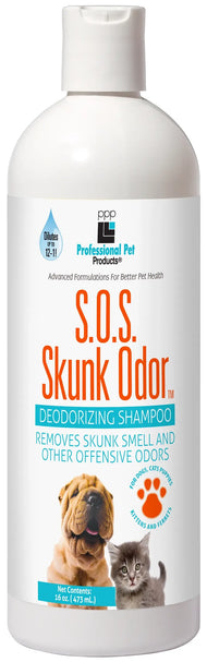 PPP Skunk Odor Shampoo (SOS™), 16 oz. (473 mL)