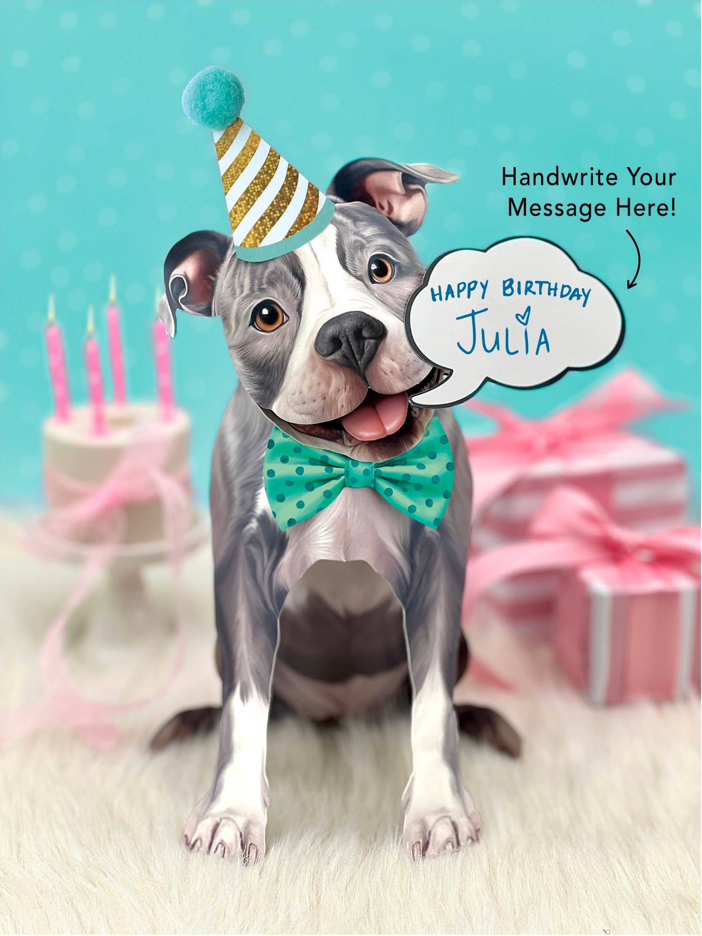 Gray Pitbull 1ct