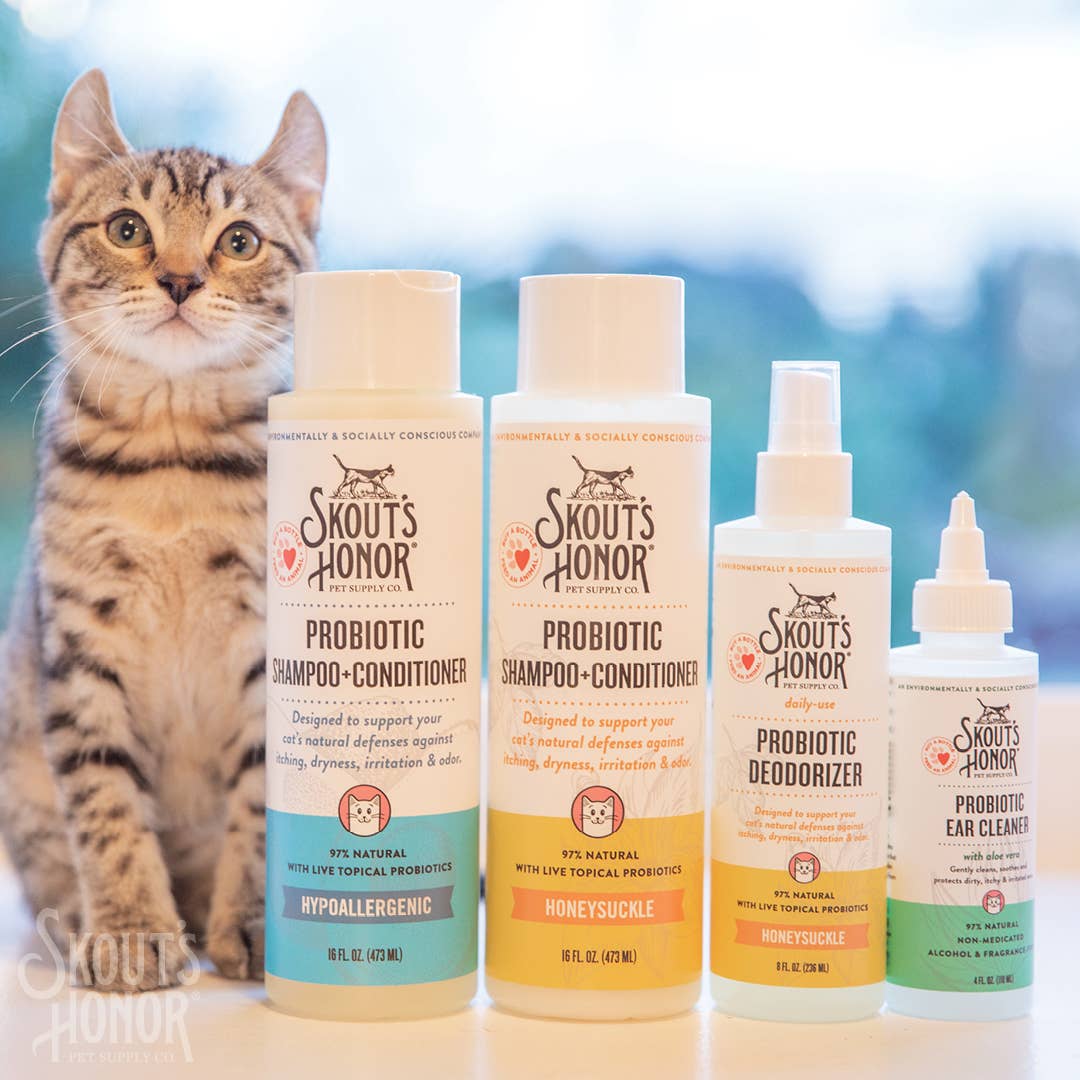 Skout's Honor Cat Probiotic Deodorizer Honeysuckle 8oz