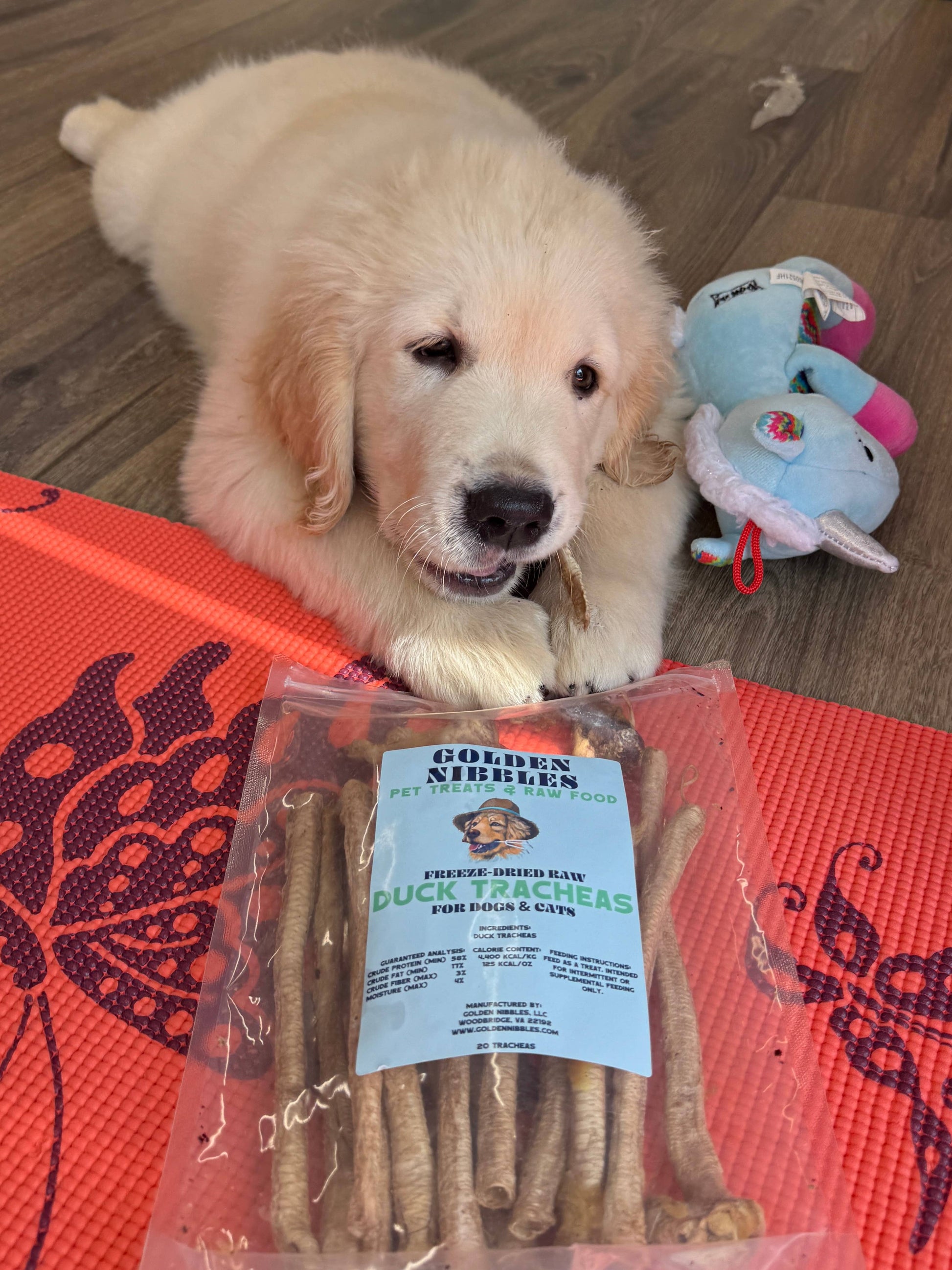 Duck Tracheas - Bag of  20 -  for Cats, Puppies, Small Dogs