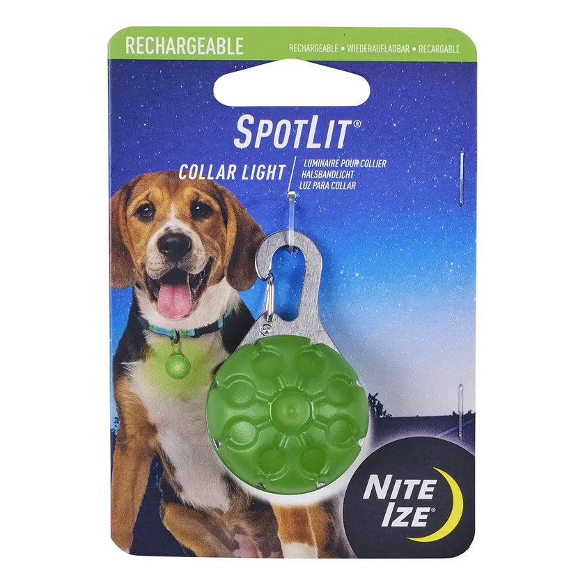 Nite Ize SpotLit® Rechargeable Collar Light - Green