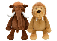 Multipet Mammoth / Sabertooth Tiger Assorted Dog Toy 14" 1ct
