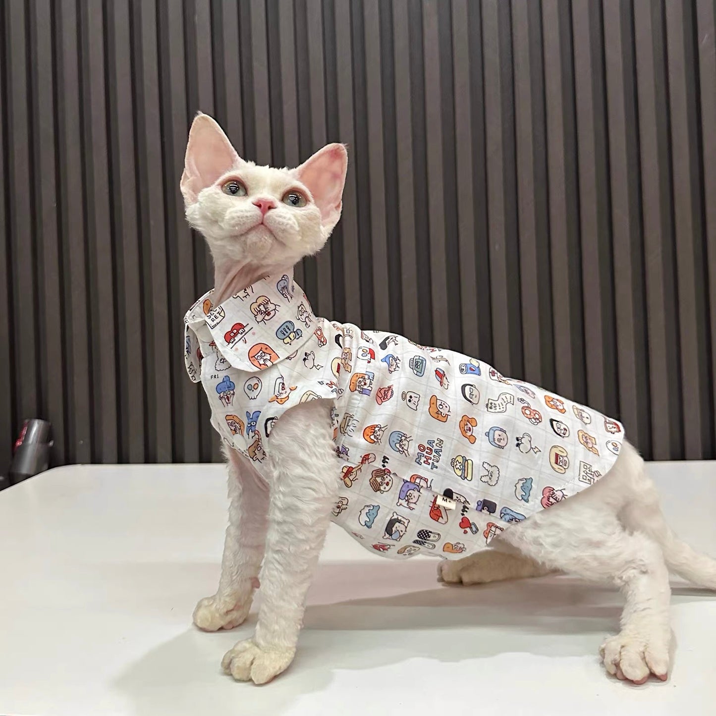 Cartoon Avatar Shirt, White