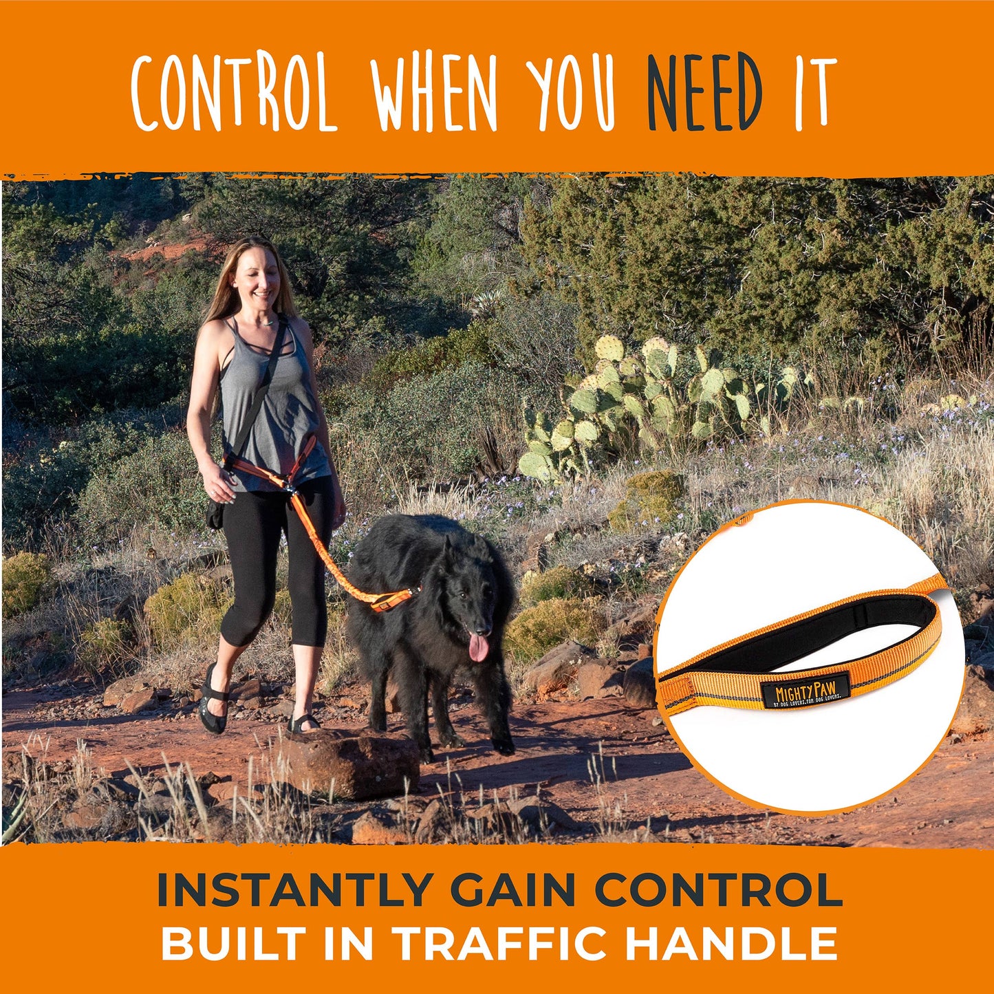 Hands Free Bungee Leash 2.0