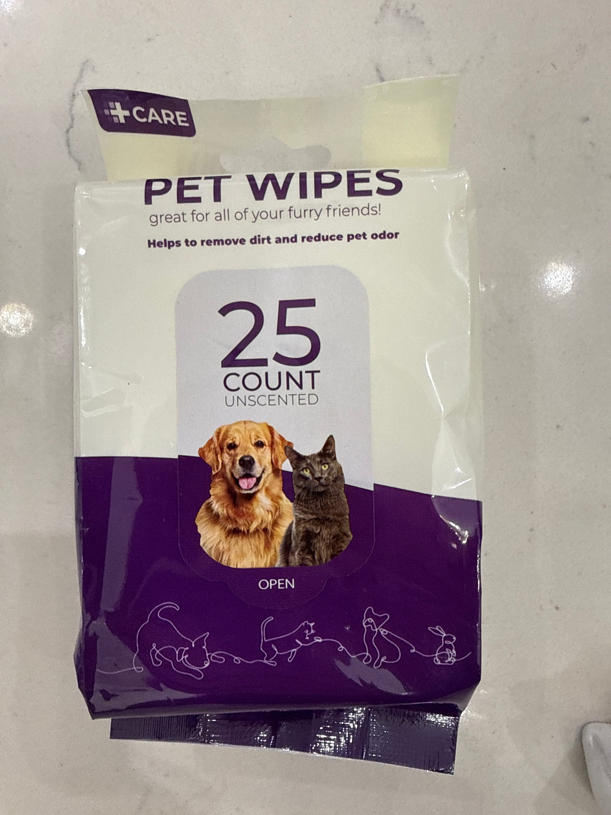 Multipet All-Purpose Wipes Daily Clean Pet Wipes 25ct.