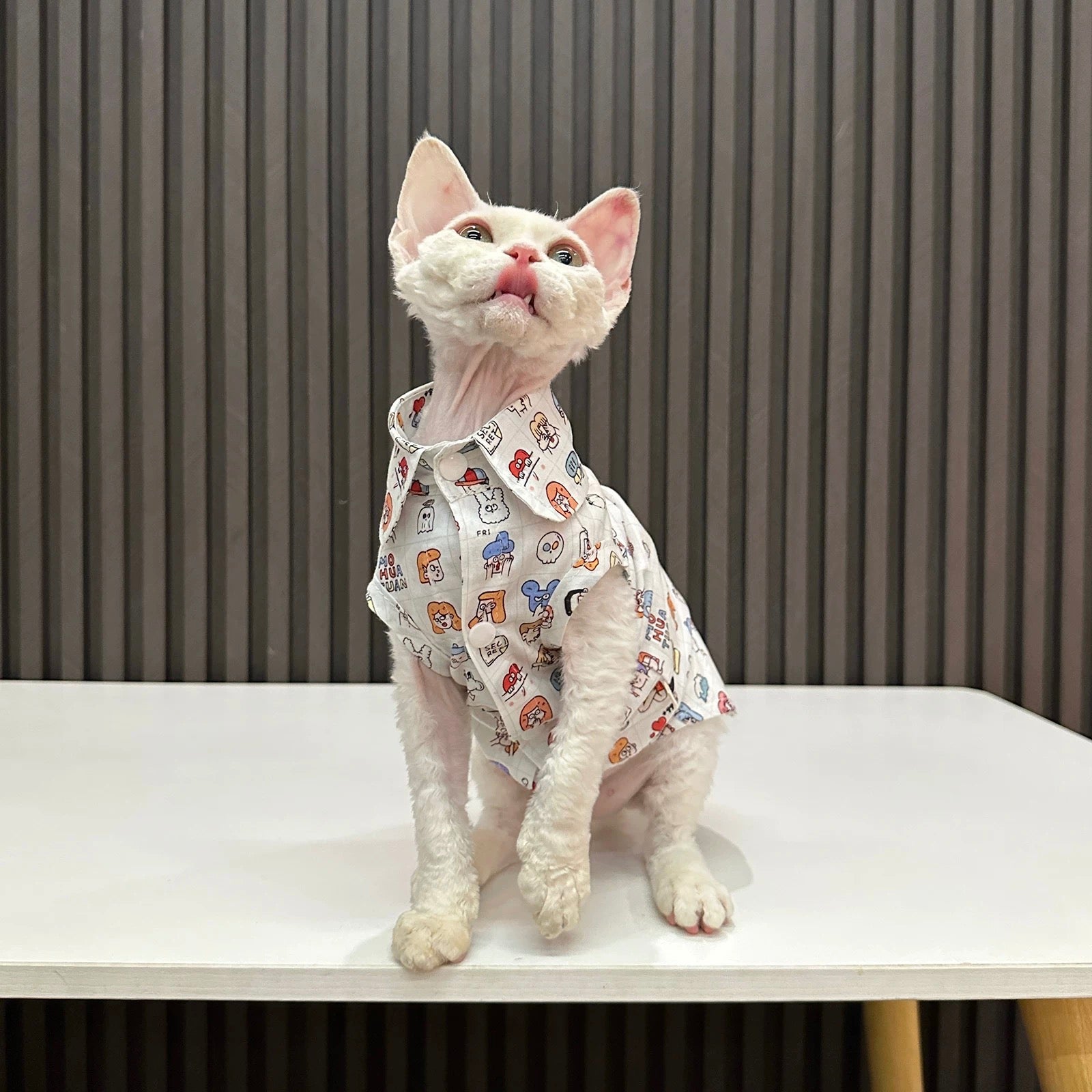 Cartoon Avatar Shirt, White
