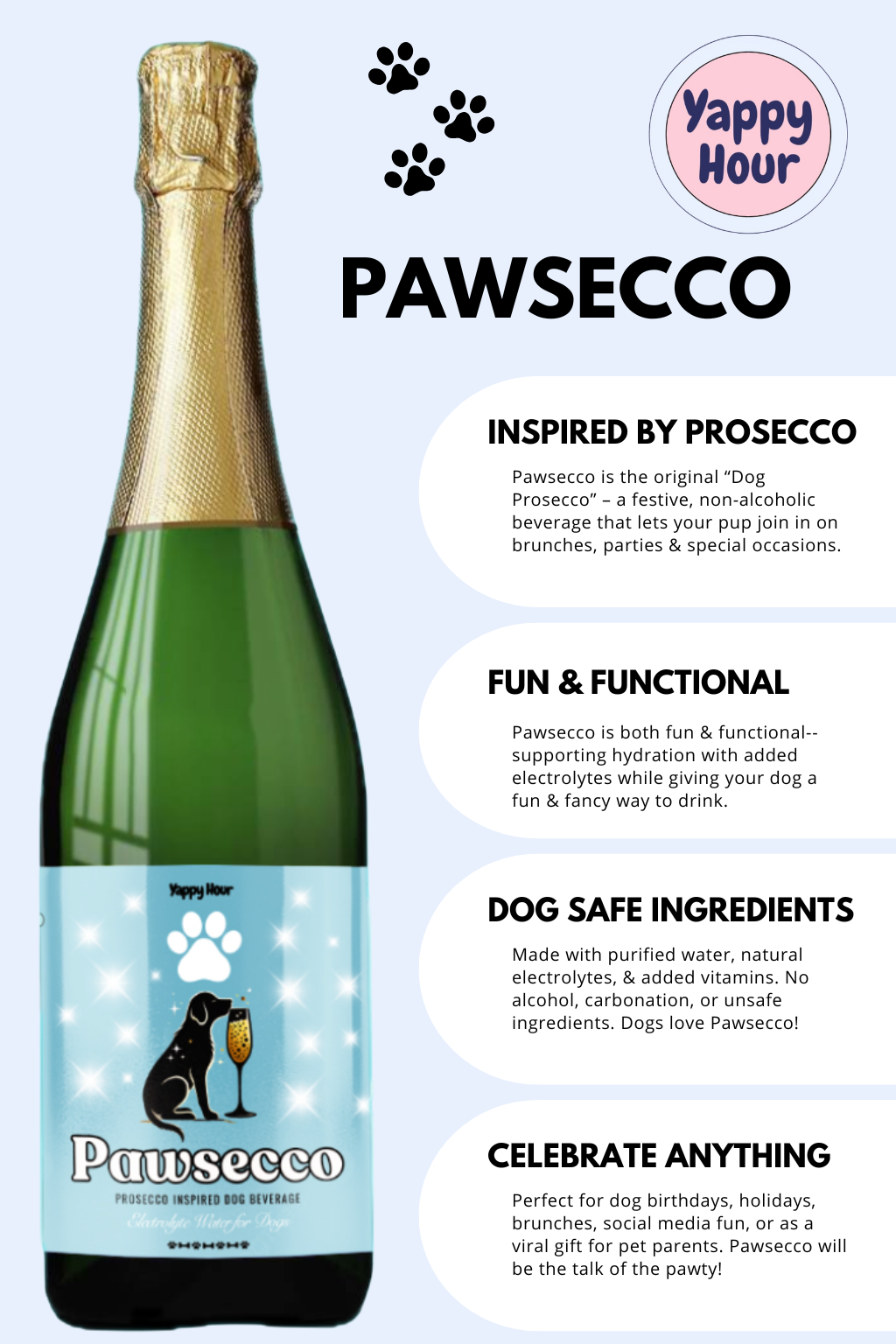 Dog Wine | 1ct | Rose, Sauv, Pawsecco