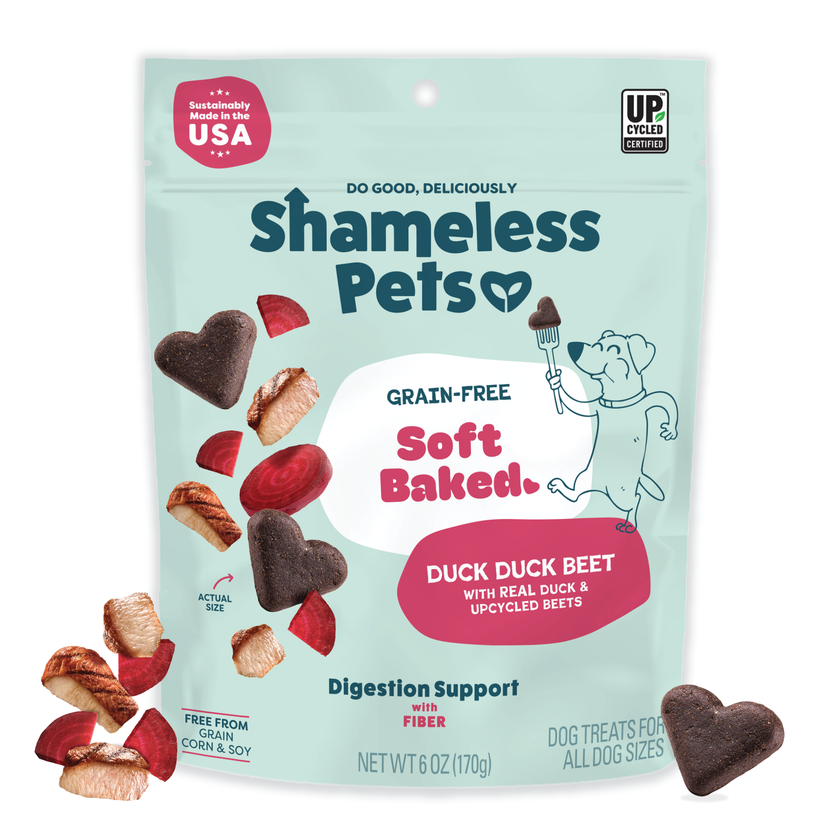 Duck Duck Beet Soft Baked Dog Treats