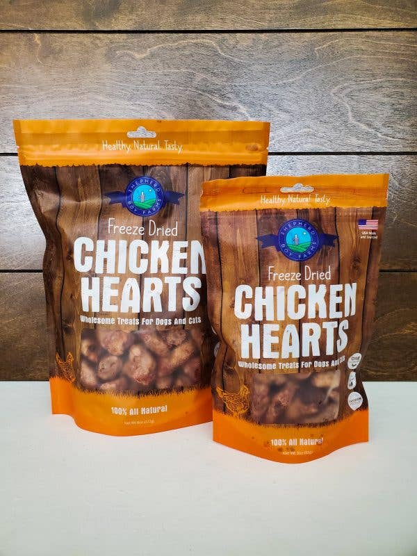 Freeze Dried Chicken Heart Treats