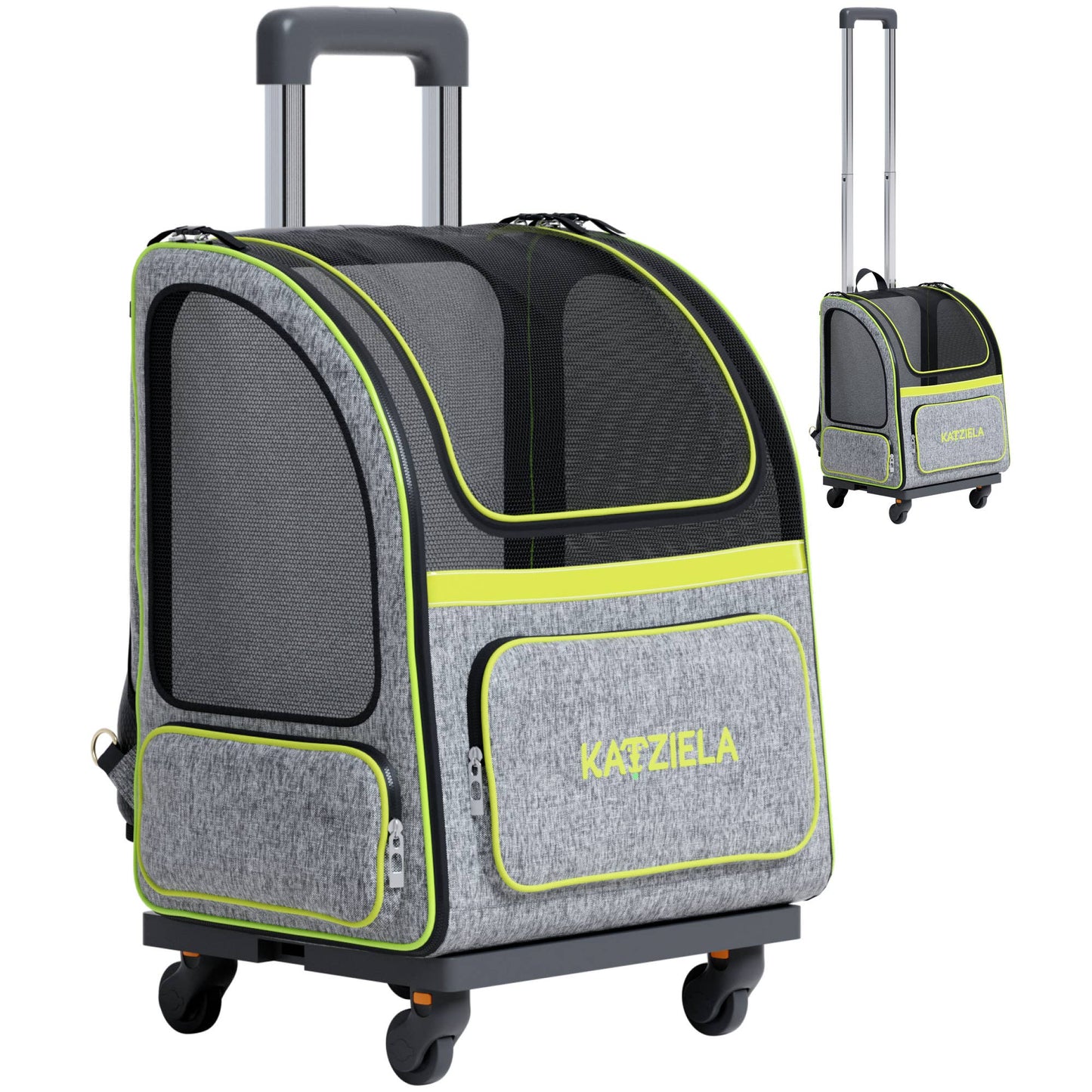 Hybrid Adventurer Pet Backpack With Wheels - 2 Options