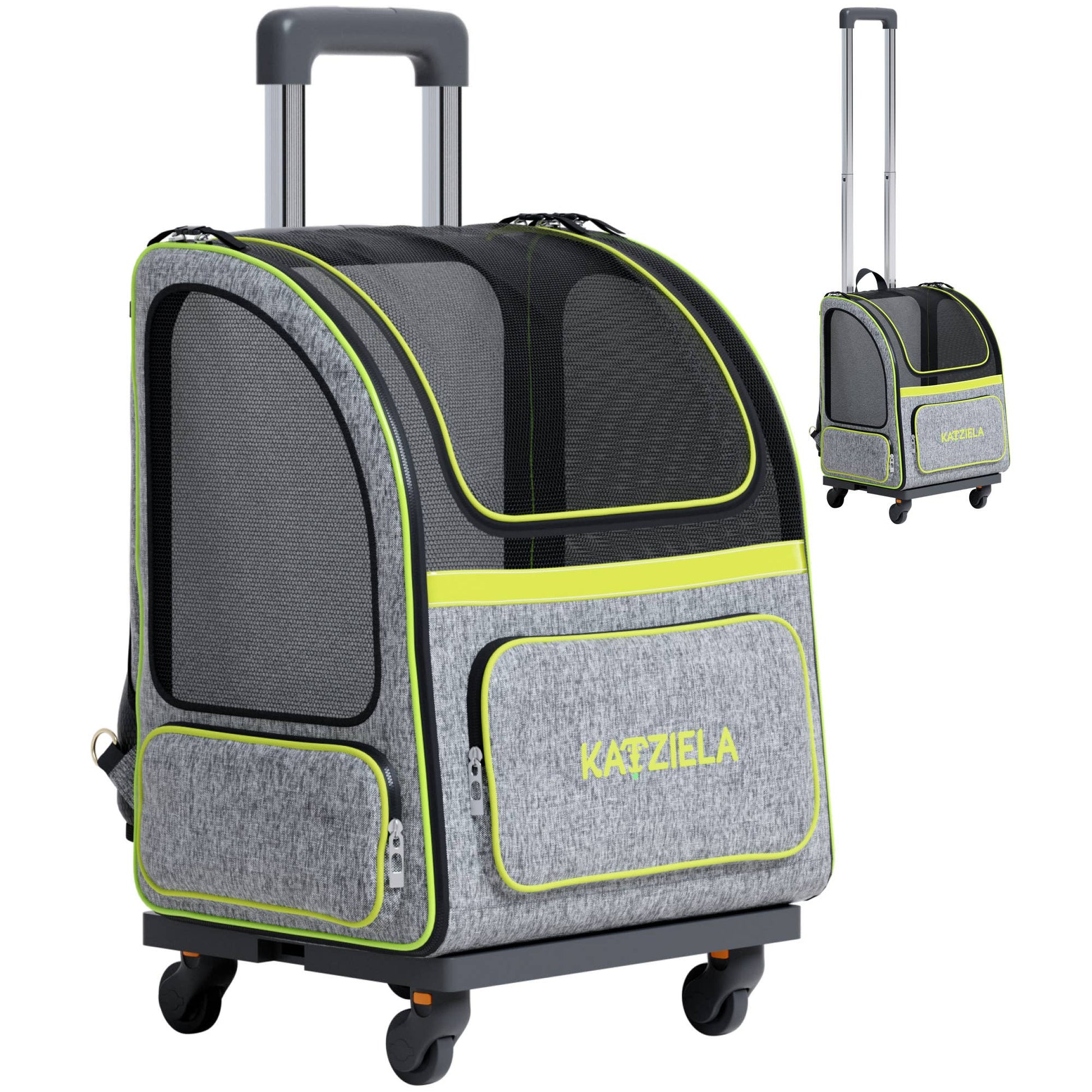 Hybrid Adventurer Pet Backpack With Wheels - 2 Options