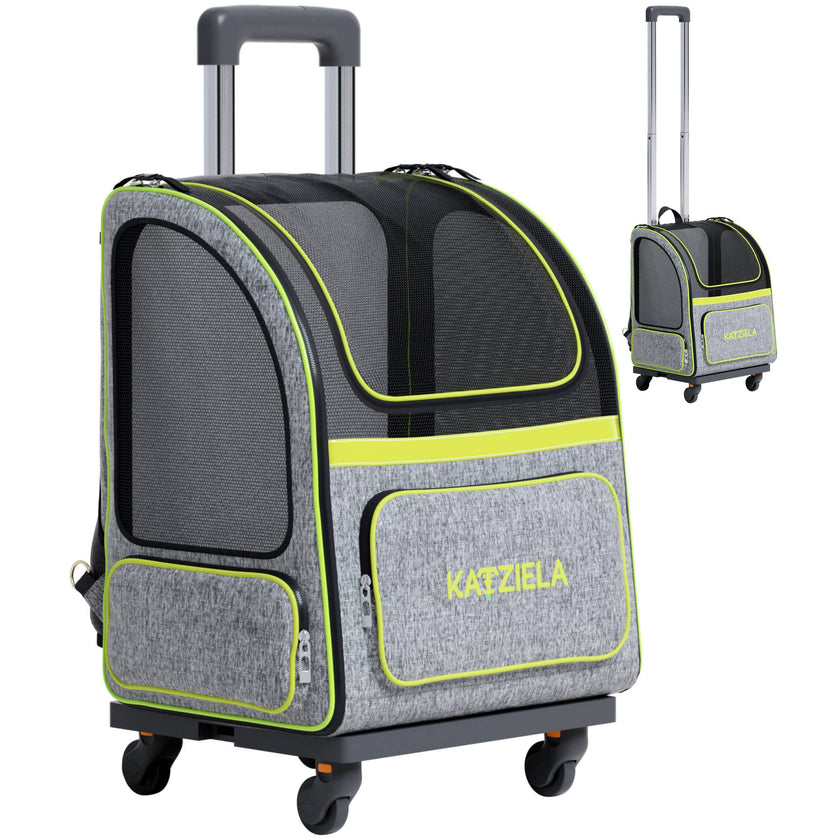 Hybrid Adventurer Pet Backpack With Wheels - 2 Options