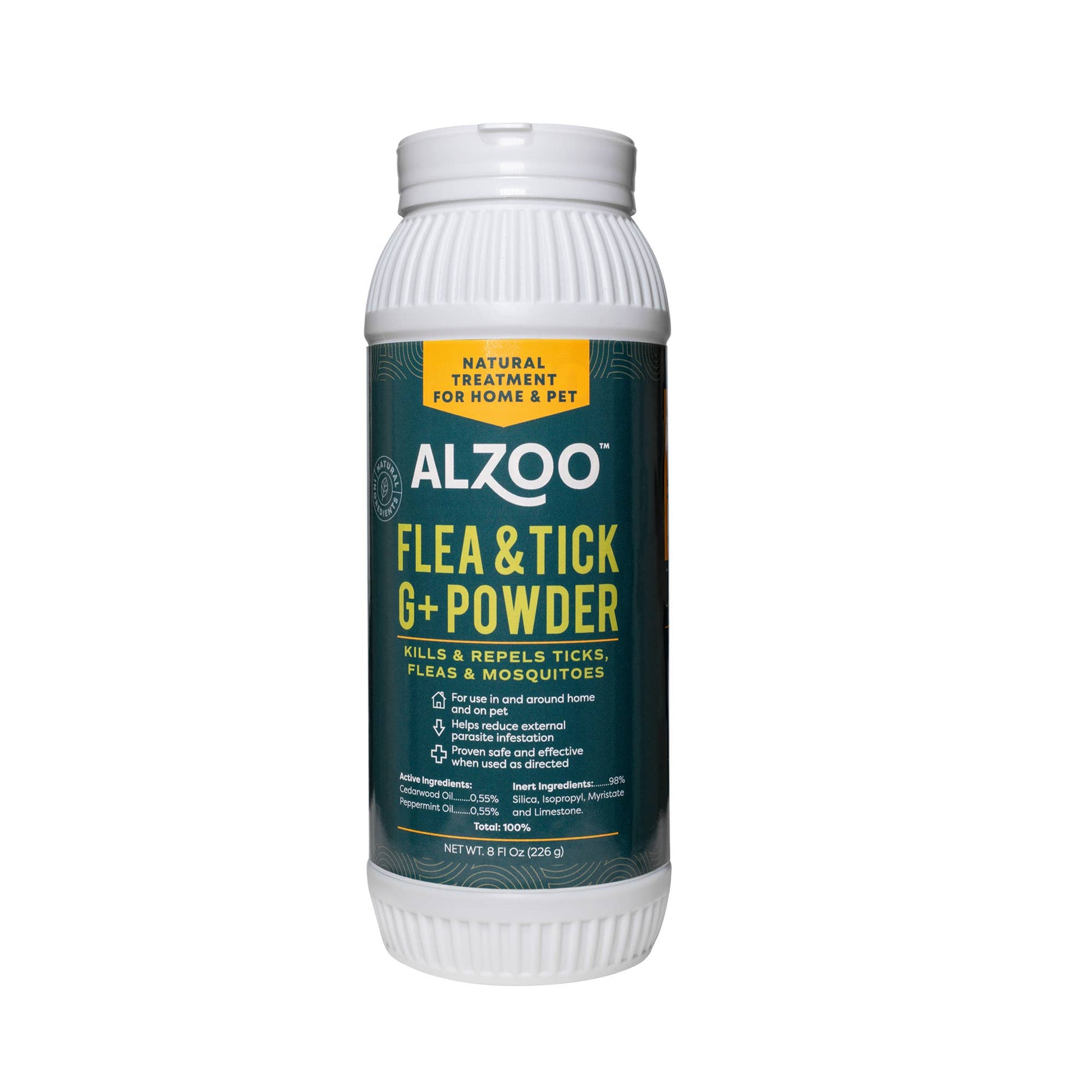 ALZOO Plant-Based Flea & Tick Environment Powder