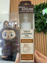 Tropiclean Dog Enticers Teeth Cleaning Gel, Peanut Butter and Honey Flavor, 2oz