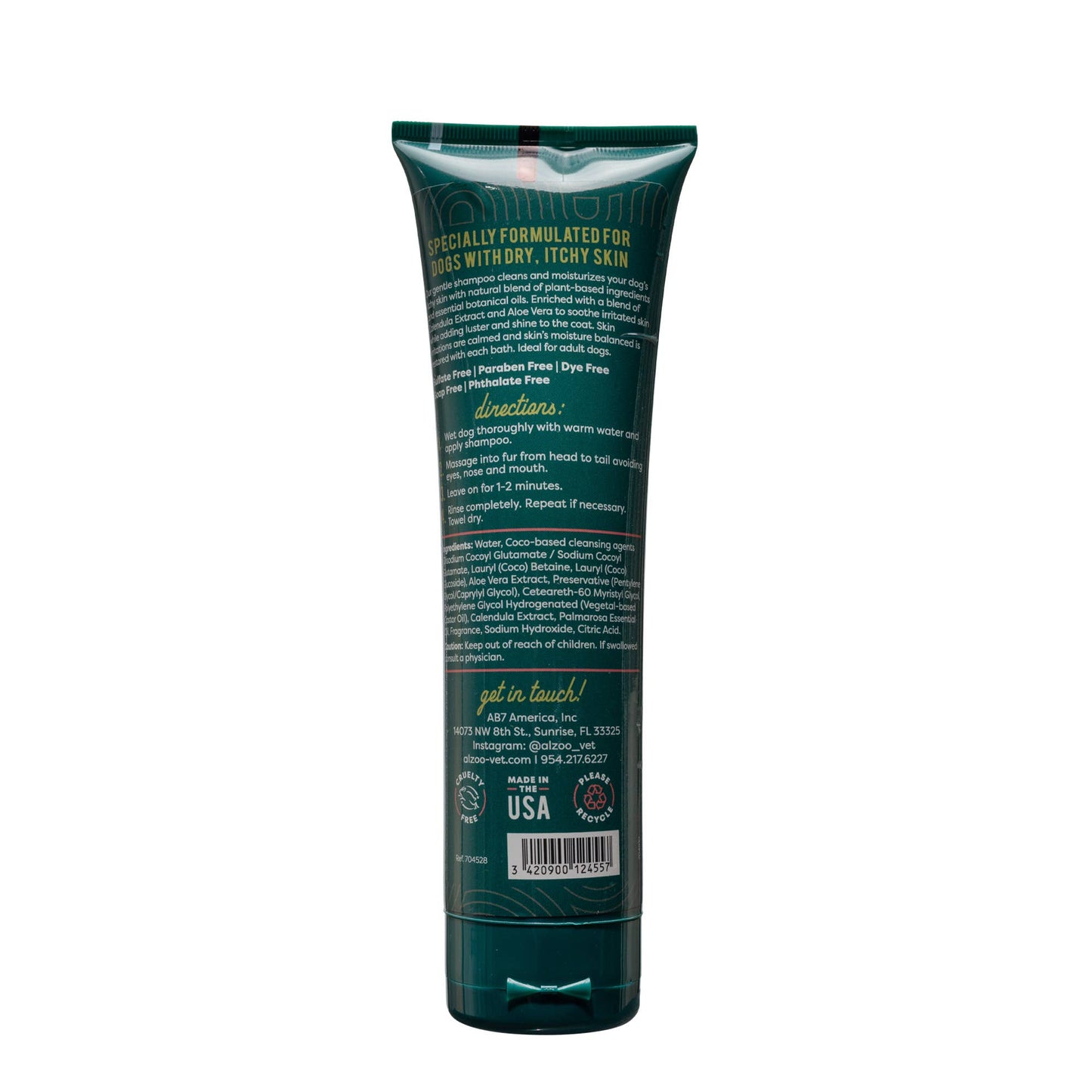 ALZOO™ Plant-Based Anti-Itch Dog Shampoo - 8oz