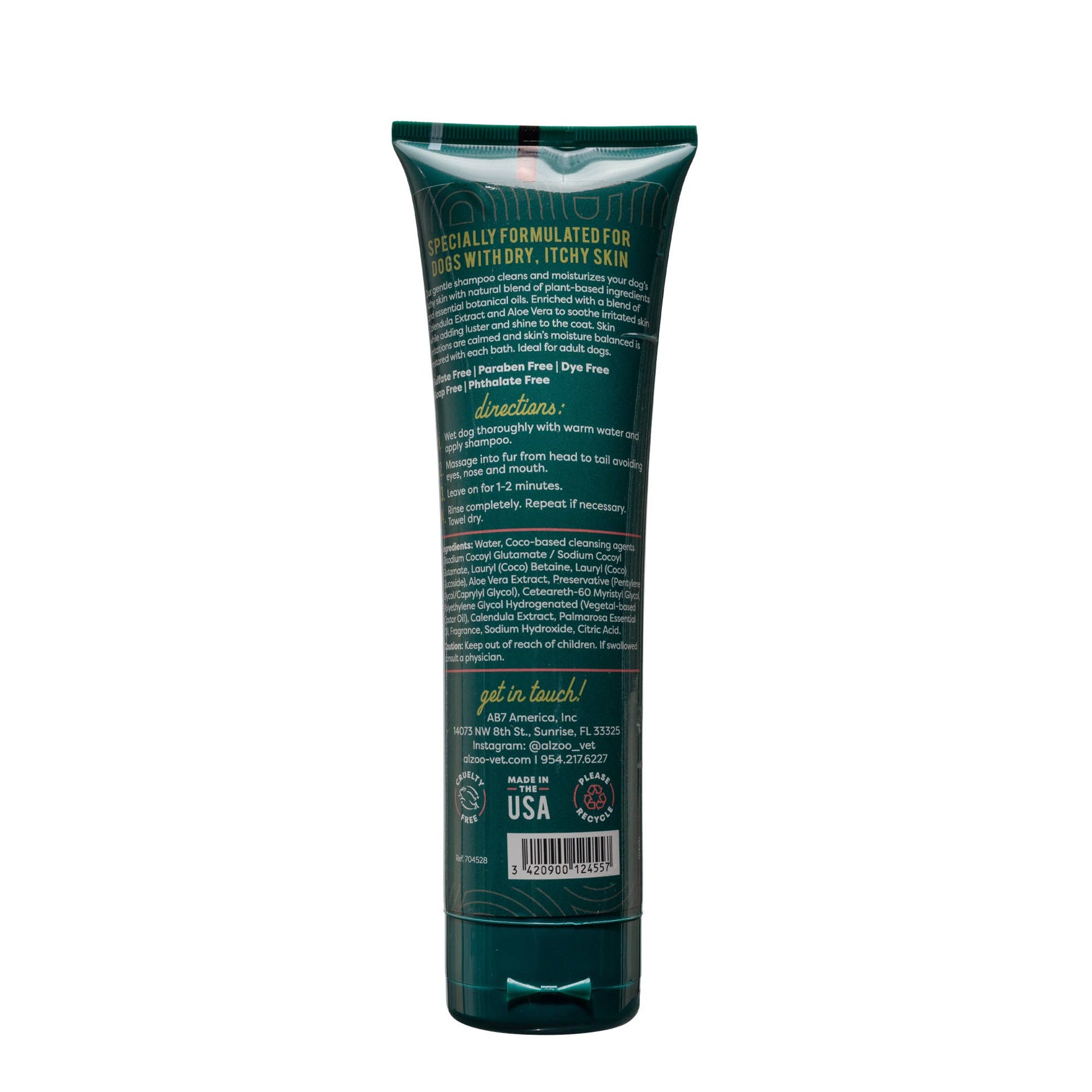 ALZOO™ Plant-Based Anti-Itch Dog Shampoo - 8oz