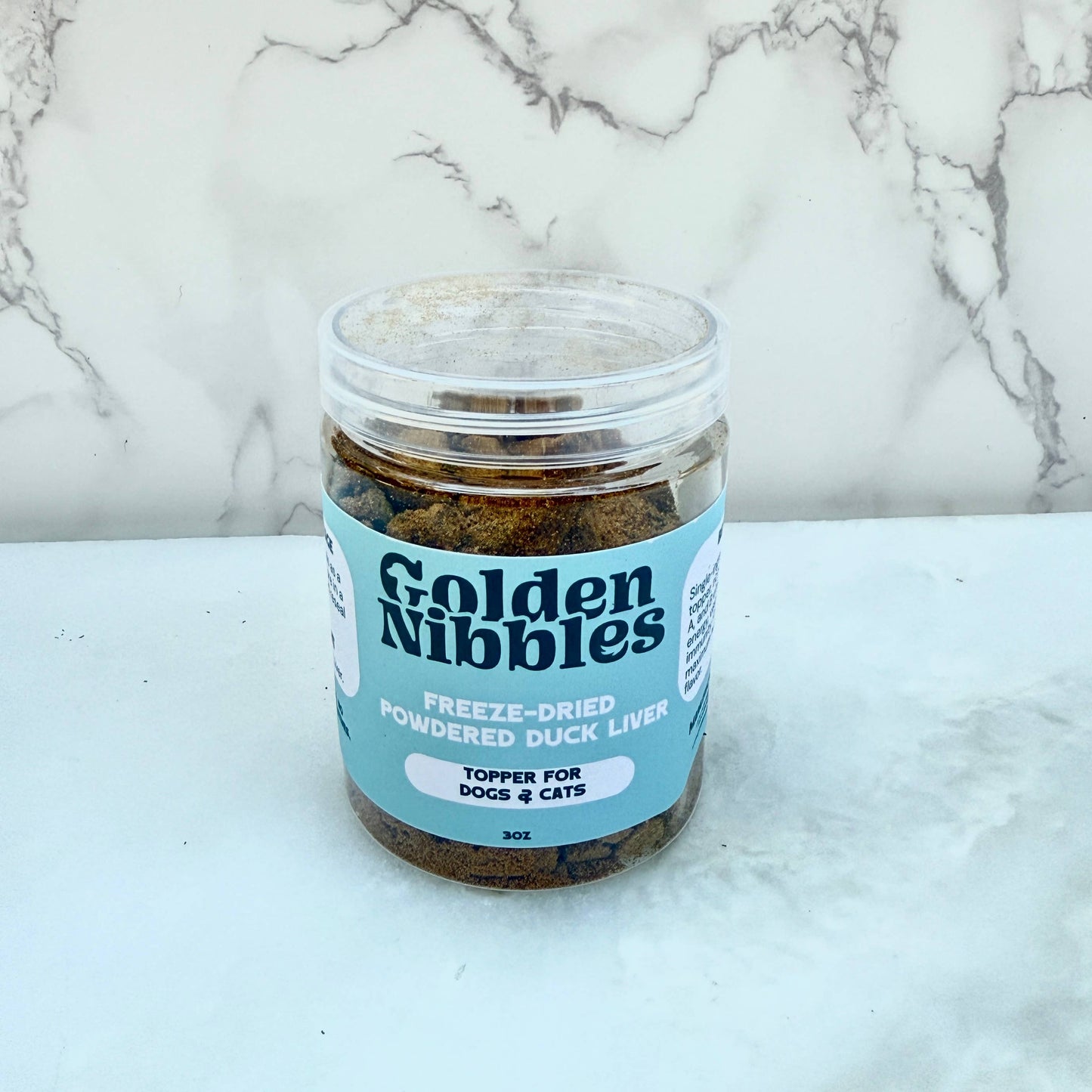 Duck Liver Powder Topper - Freeze-Dried - Dogs & Cats