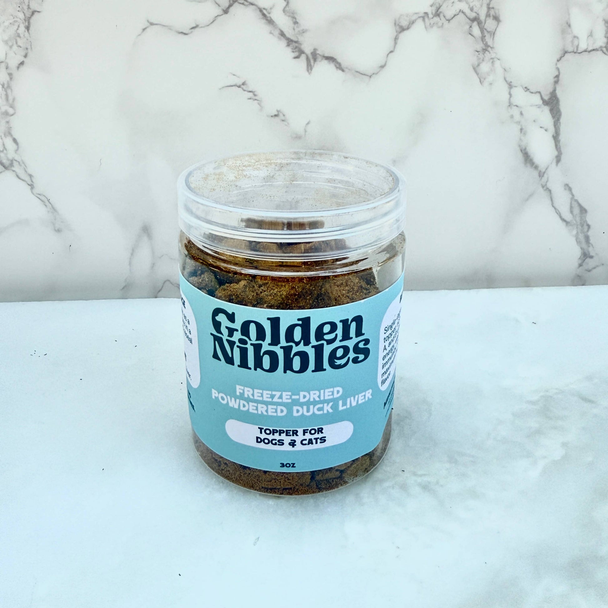 Duck Liver Powder Topper - Freeze-Dried - Dogs & Cats