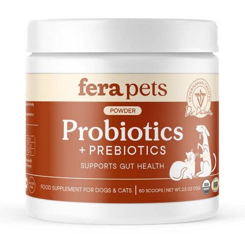 USDA Organic Probiotics with Prebiotics for Dogs and Cats