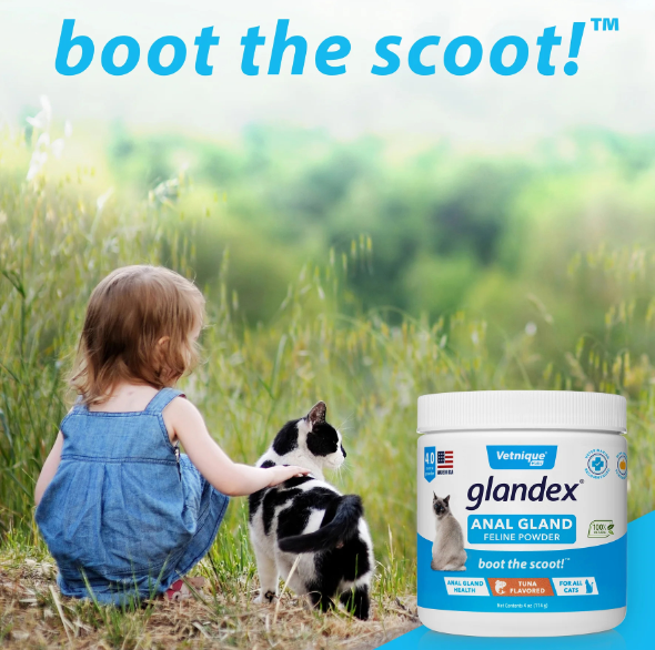 Glandex Feline Anal Gland Support Powder - Tuna Flavor