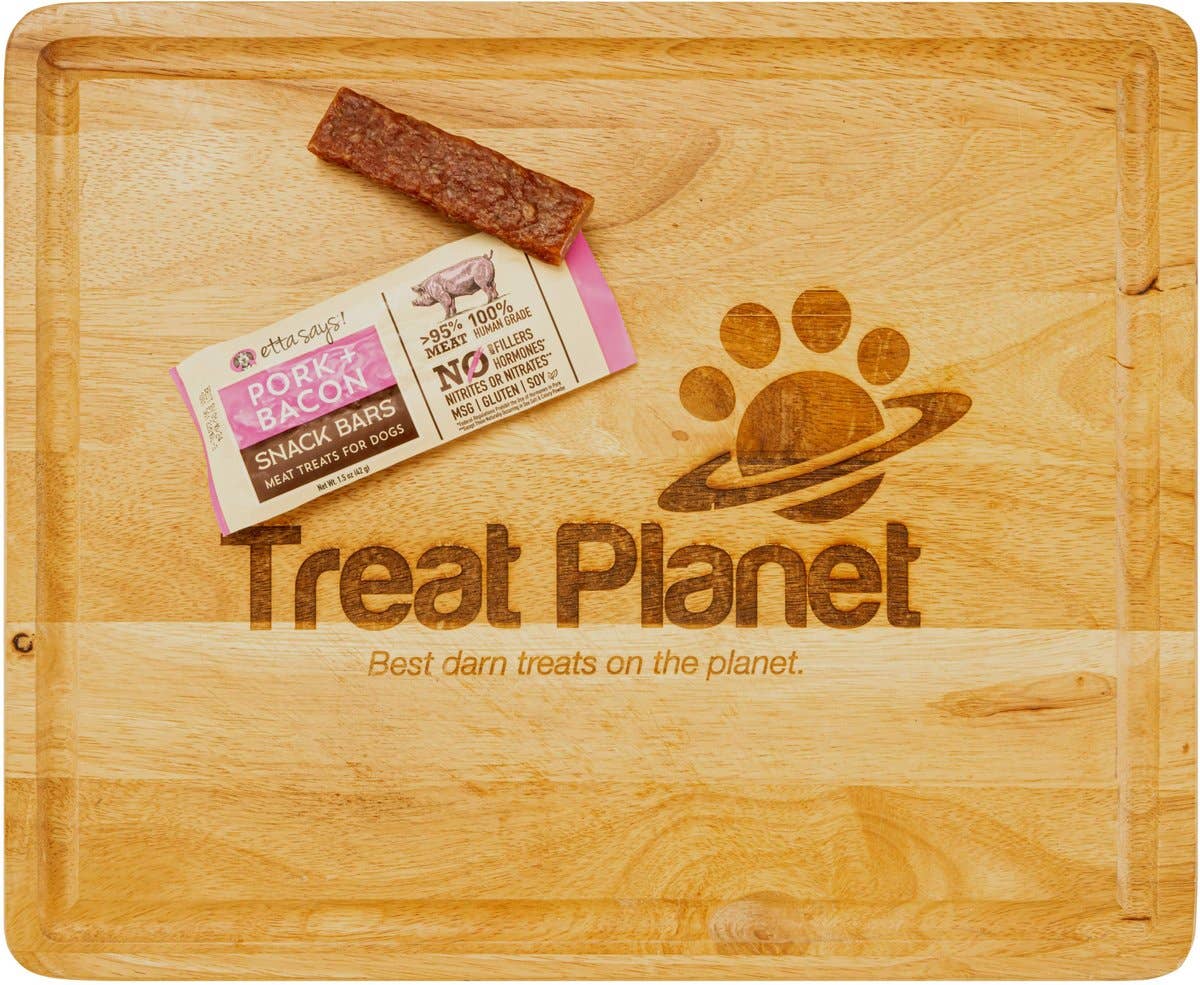 Etta Says! Meat Snack Bar Pork + Bacon Dog Chew 1.5oz 12ct