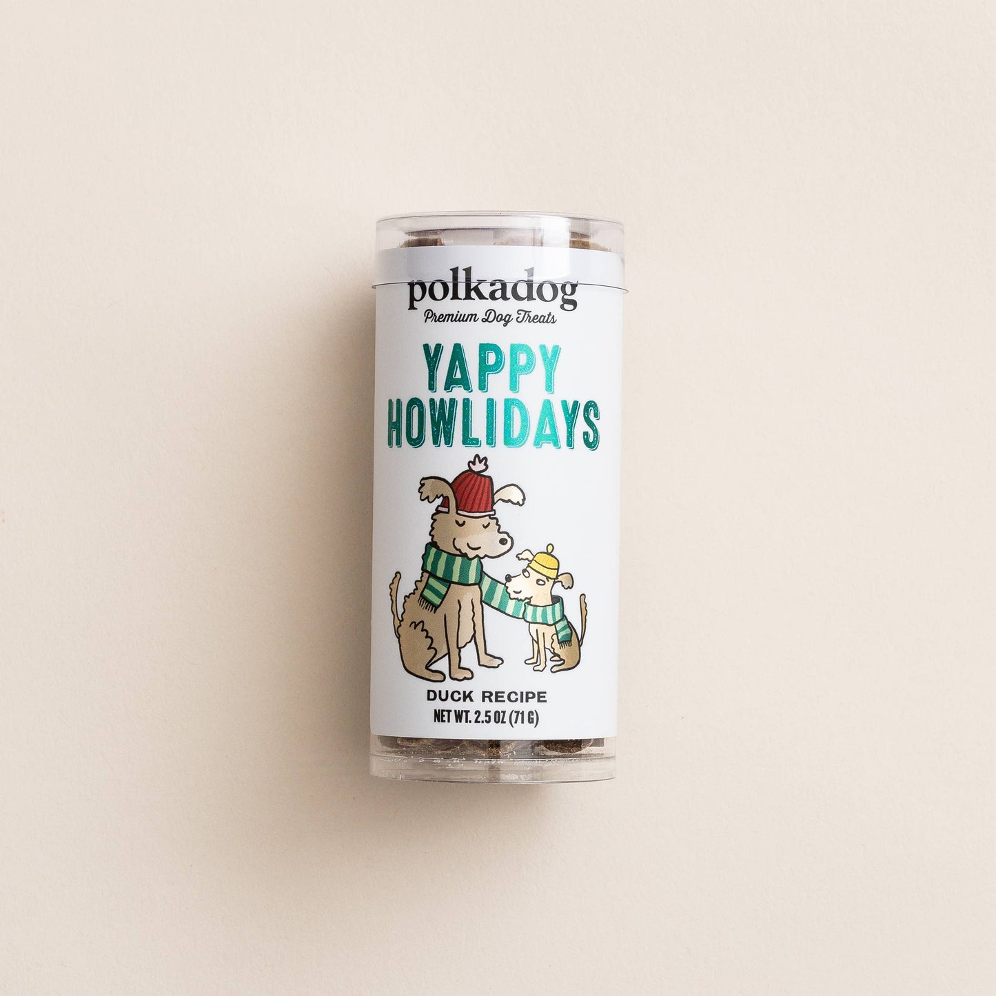 Polkadog - Holiday Mini Tube: Yappy Howlidays - Dog Treats