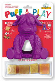 Yeti Dog Chew Puff & Play Hangry Yak Purple