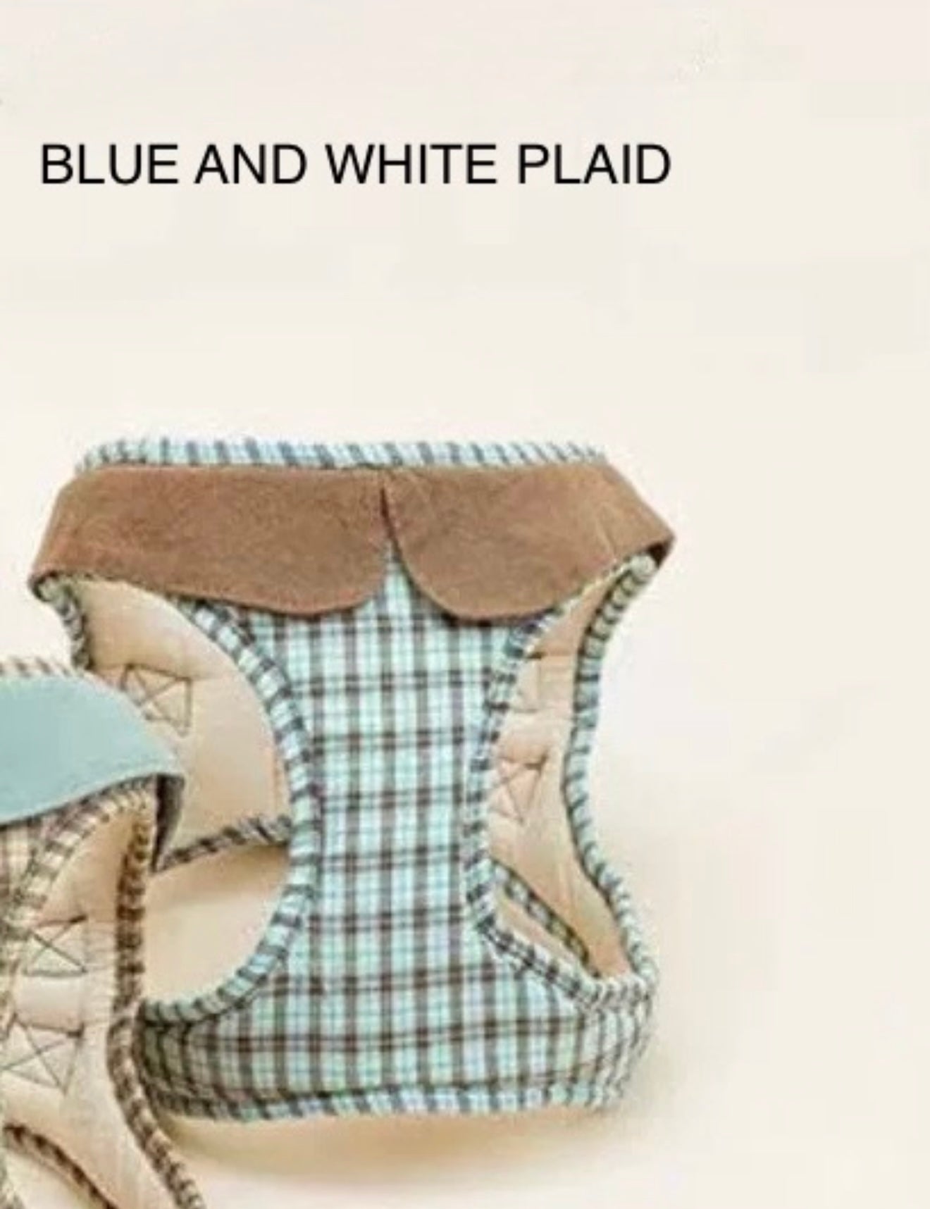 Plaid Harness + Leash Set