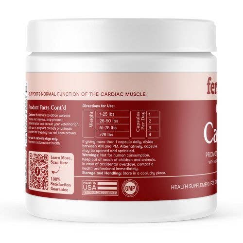 Cardiac Support for Dogs and Cats Pet Supplement
