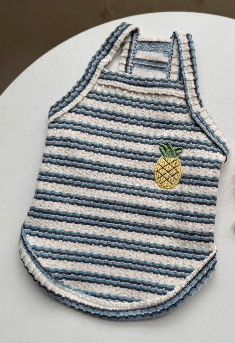 Stripe Sleeveless Shirt