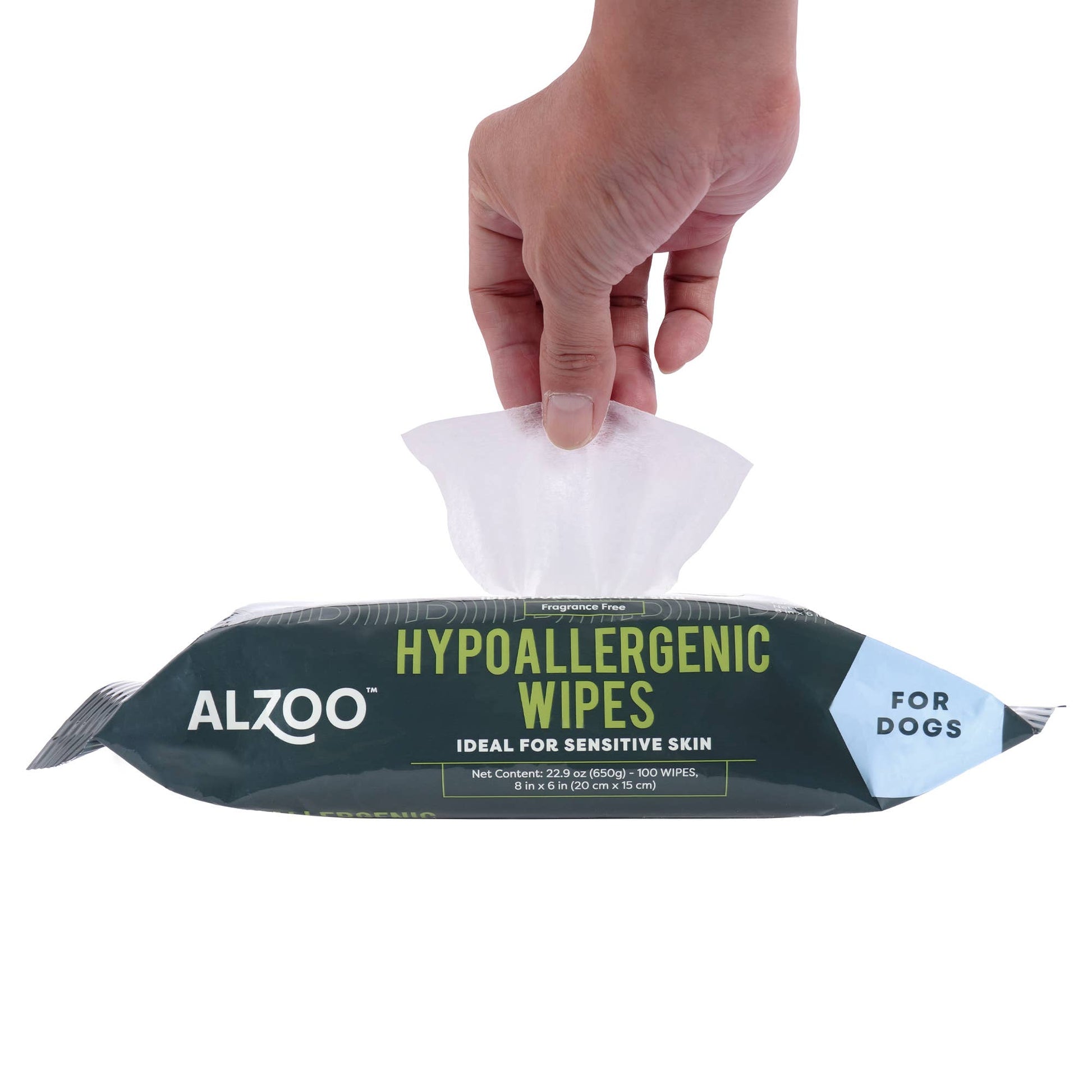 ALZOO PLANT-BASED HYPOALLERGENIC WIPES 100CT