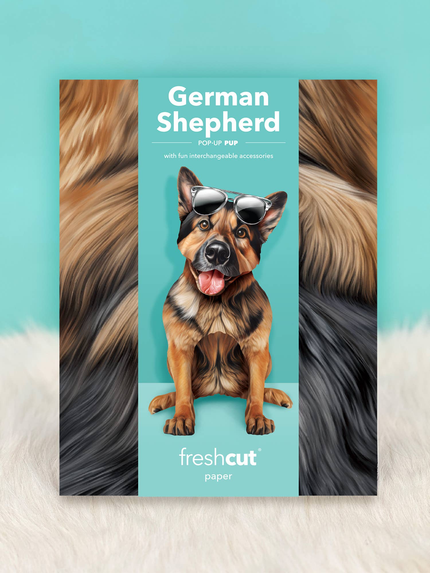 German Shepherd (1 Pop-up Greeting Card)