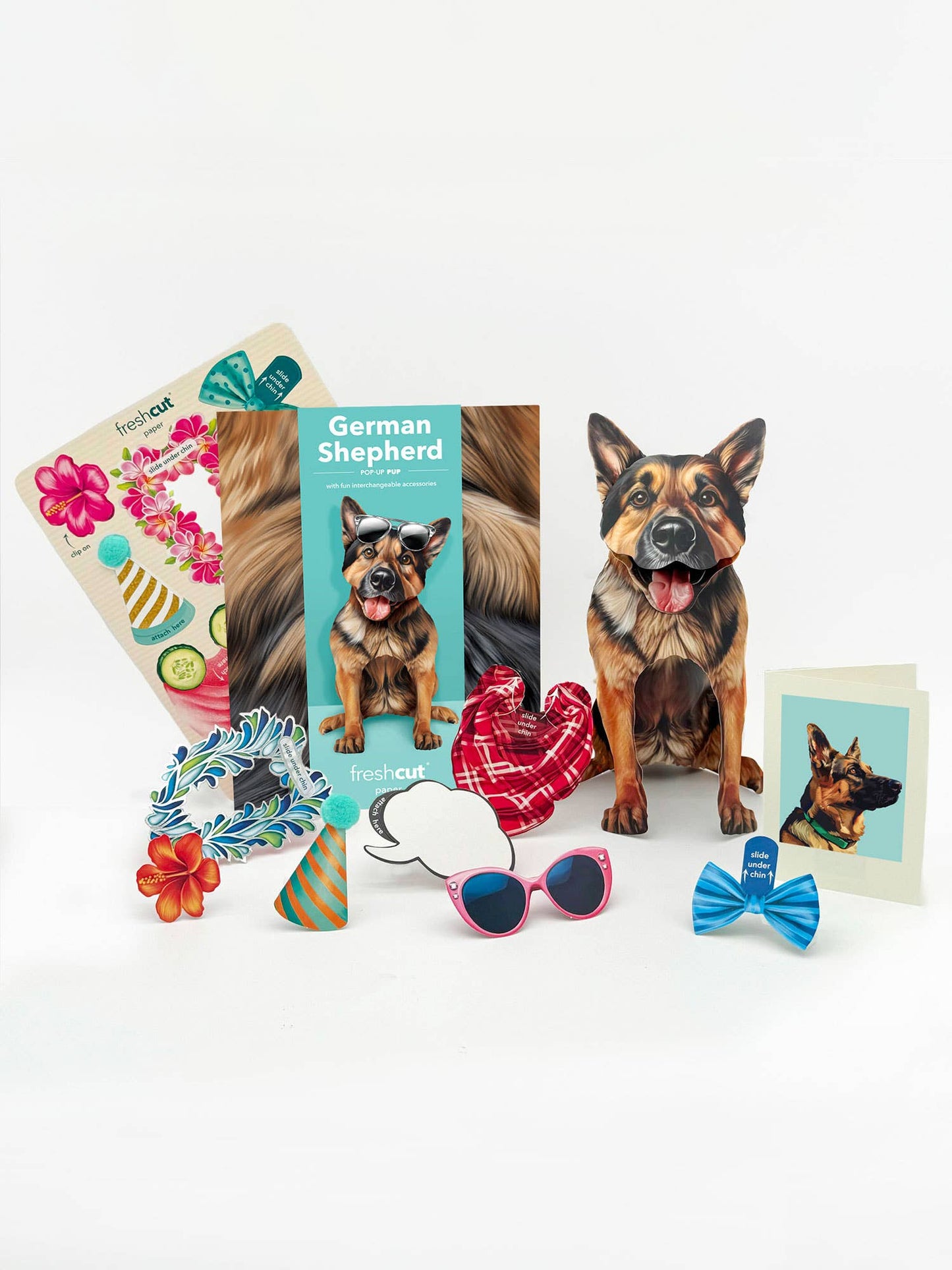 German Shepherd (1 Pop-up Greeting Card)