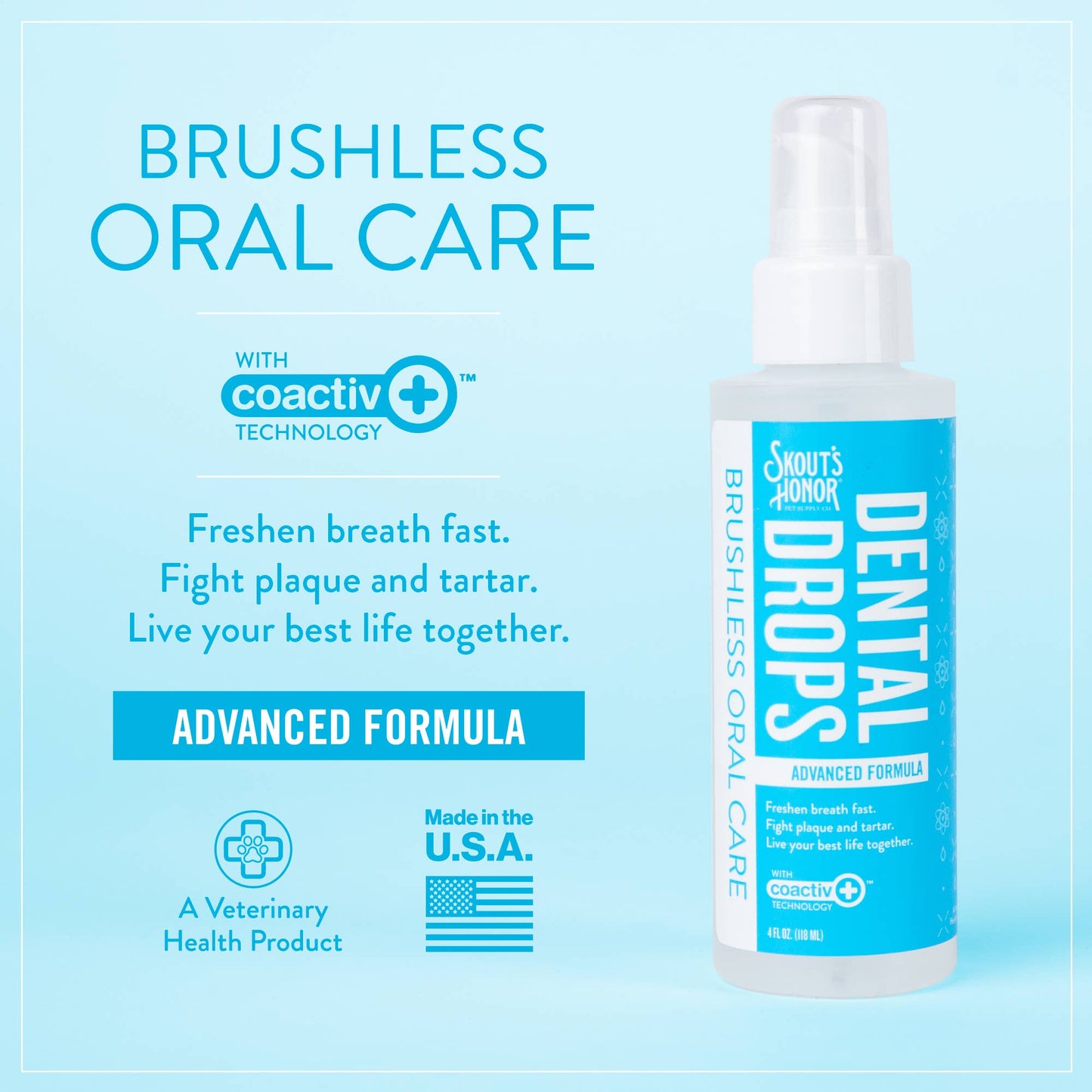 Skout's Honor Advanced Dental Drops 4oz