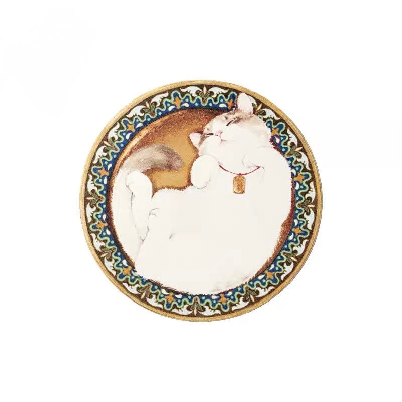 Cat-themed Cup Coasters