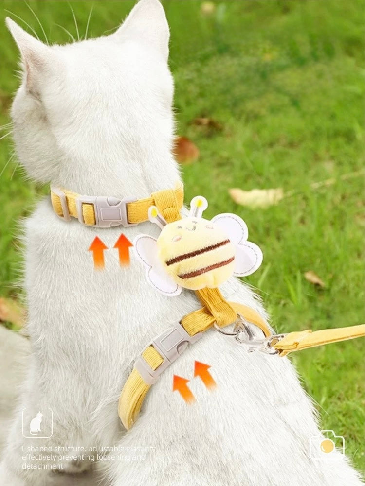 Bees and Bear Harness, Yellow