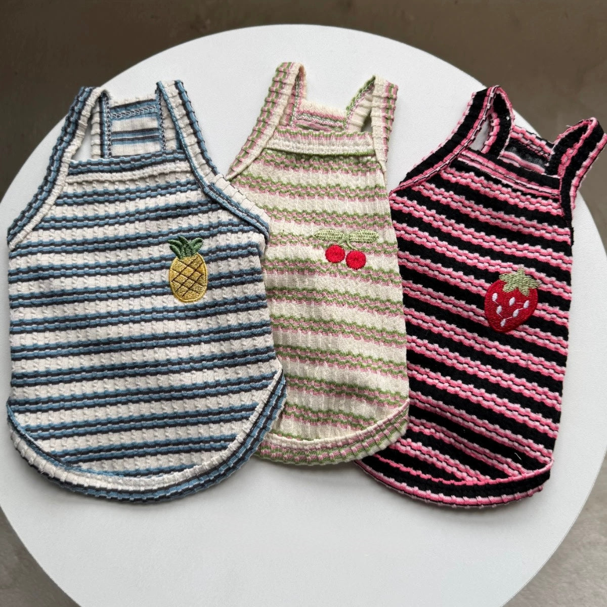 Stripe Sleeveless Shirt