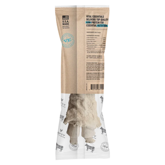 Vital Essentials RAW BAR Freeze-Dried Raw Beef Tendon Dog Treat, 1.76 oz