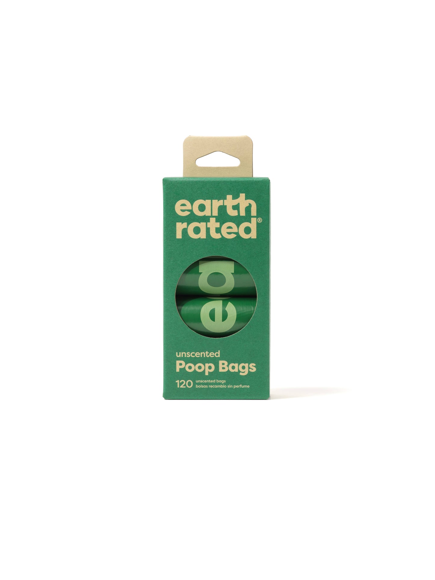 Earth Rated Unscented Poop Bags 120ct on 8 Refill Rolls